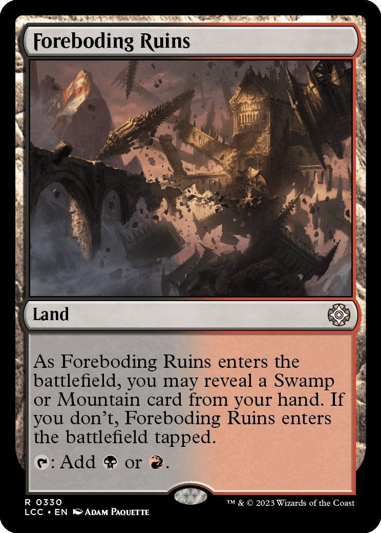 Image for Foreboding Ruins (330) [The Lost Caverns of Ixalan] - Magic: The Gathering