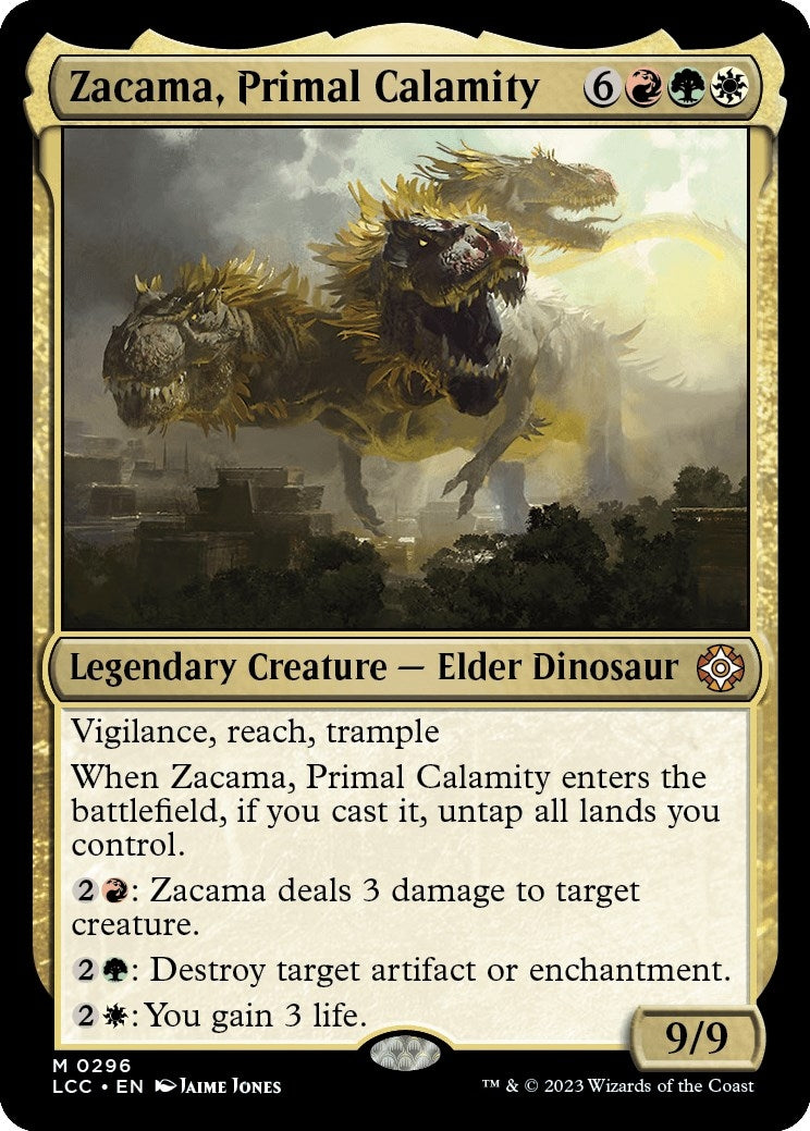 Image for Zacama, Primal Calamity (296) [The Lost Caverns of Ixalan] - Magic: The Gathering