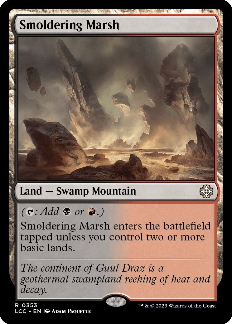Image for Smoldering Marsh (353) [The Lost Caverns of Ixalan] - Magic: The Gathering