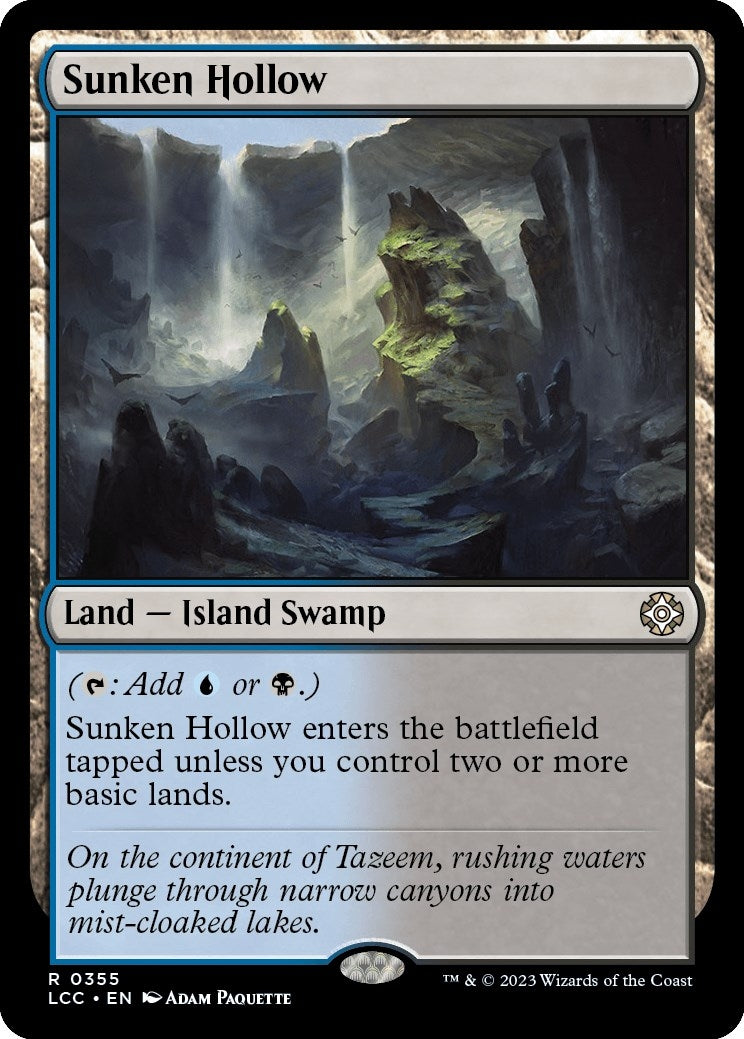 Image for Sunken Hollow (355) [The Lost Caverns of Ixalan] - Magic: The Gathering