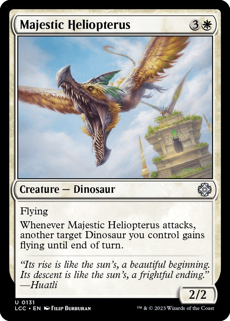 Image for Majestic Heliopterus (131) [The Lost Caverns of Ixalan] - Magic: The Gathering
