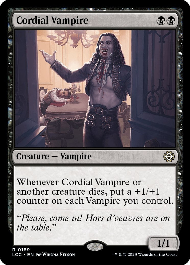 Image for Cordial Vampire (189) [The Lost Caverns of Ixalan] - Magic: The Gathering