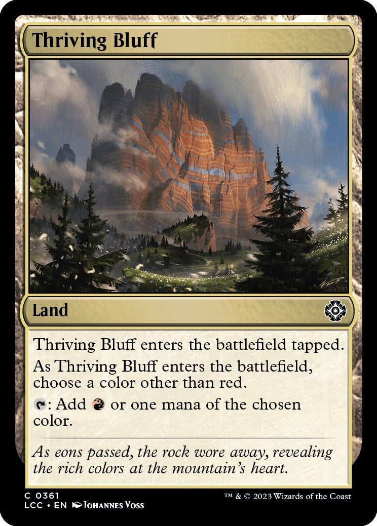 Image for Thriving Bluff (361) [The Lost Caverns of Ixalan] - Magic: The Gathering