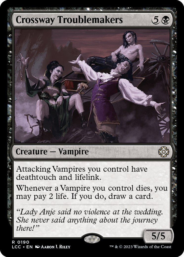 Image for Crossway Troublemakers (190) [The Lost Caverns of Ixalan] - Magic: The Gathering