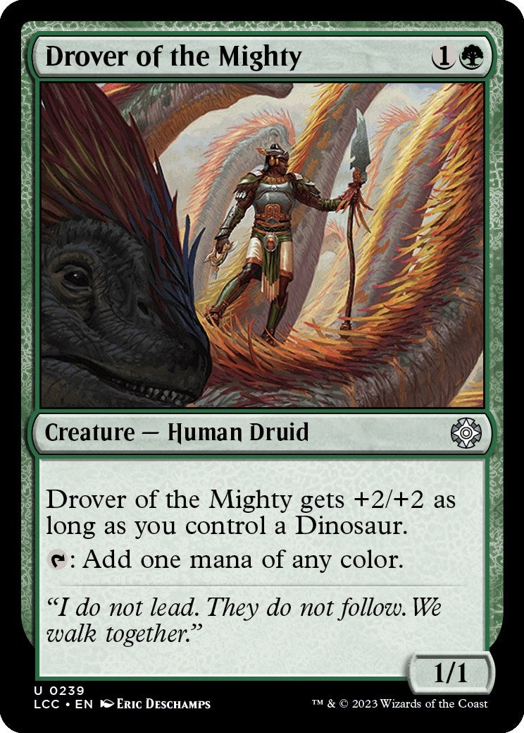 Image for Drover of the Mighty (239) [The Lost Caverns of Ixalan] - Magic: The Gathering