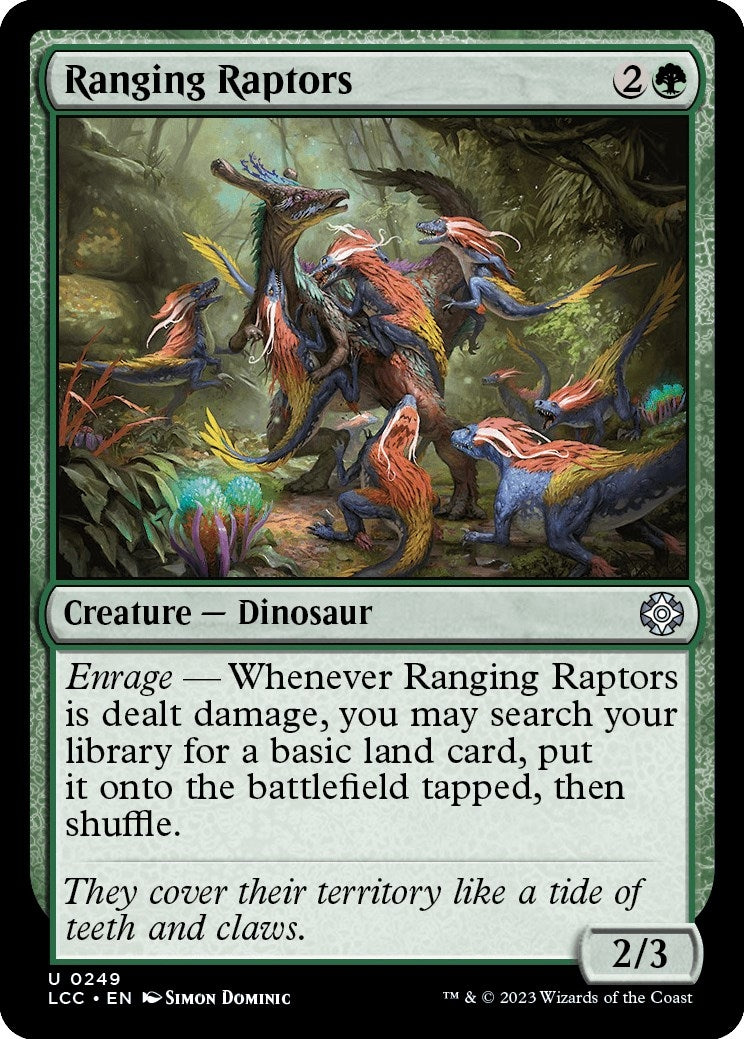 Image for Ranging Raptors (249) [The Lost Caverns of Ixalan] - Magic: The Gathering