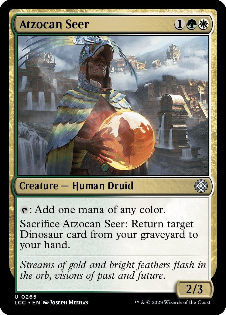 Image for Atzocan Seer (265) [The Lost Caverns of Ixalan] - Magic: The Gathering