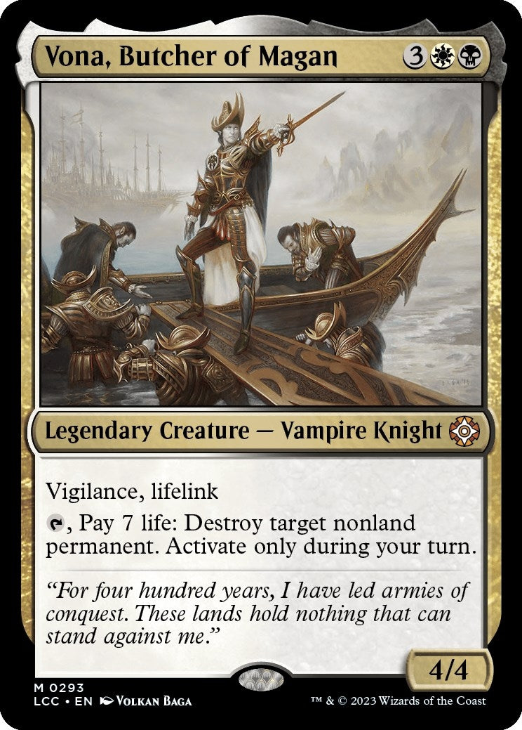 Image for Vona, Butcher of Magan (293) [The Lost Caverns of Ixalan] - Magic: The Gathering