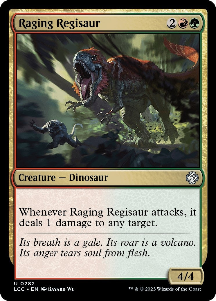 Image for Raging Regisaur (282) [The Lost Caverns of Ixalan] - Magic: The Gathering