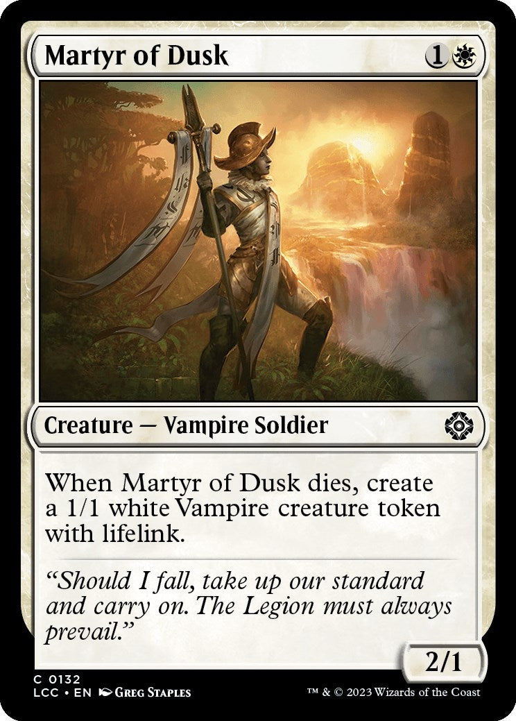 Image for Martyr of Dusk (132) [The Lost Caverns of Ixalan] - Magic: The Gathering