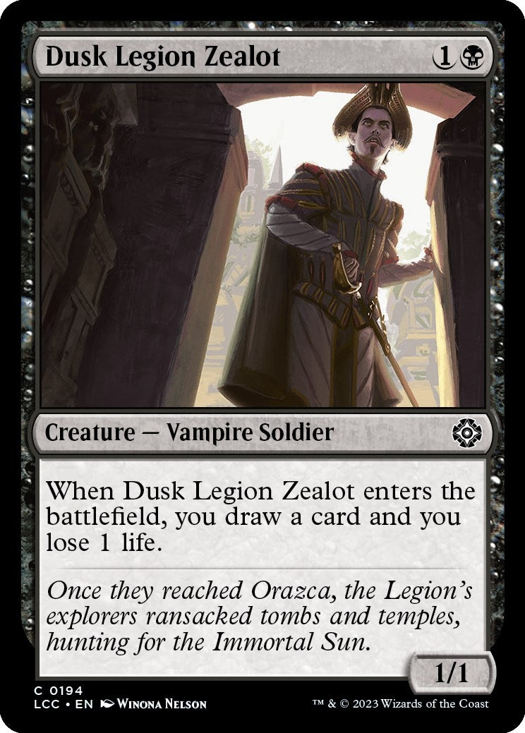 Image for Dusk Legion Zealot (194) [The Lost Caverns of Ixalan] - Magic: The Gathering