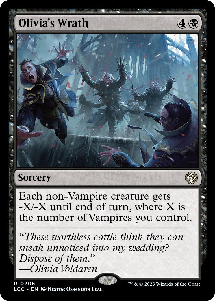 Image for Olivia's Wrath (205) [The Lost Caverns of Ixalan] - Magic: The Gathering