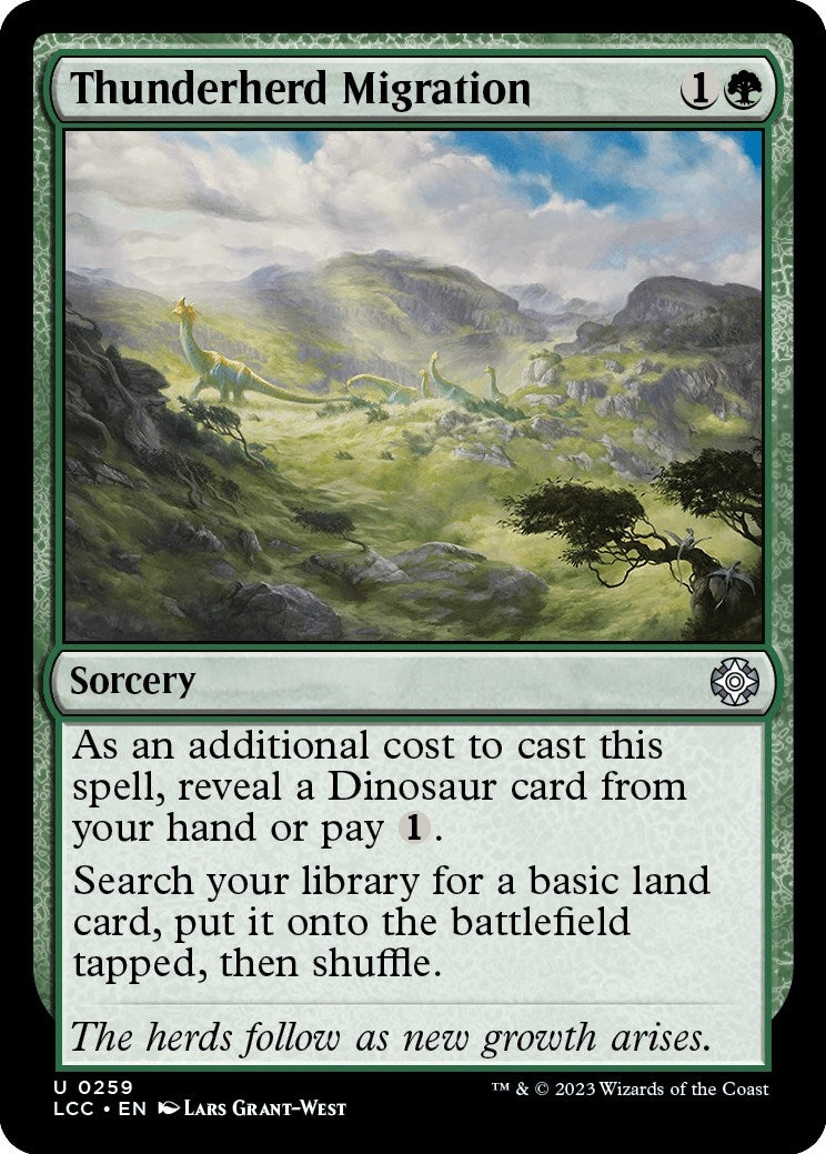 Image for Thunderherd Migration (259) [The Lost Caverns of Ixalan] - Magic: The Gathering