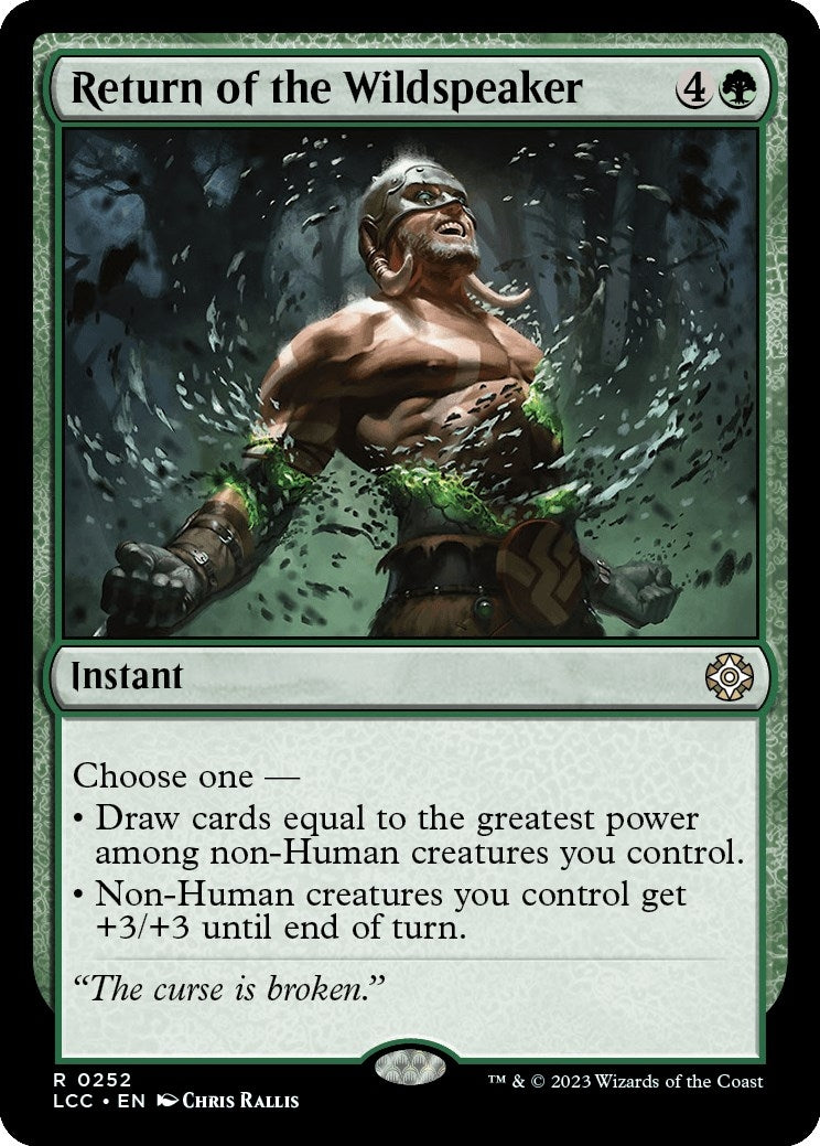 Image for Return of the Wildspeaker (252) [The Lost Caverns of Ixalan] - Magic: The Gathering