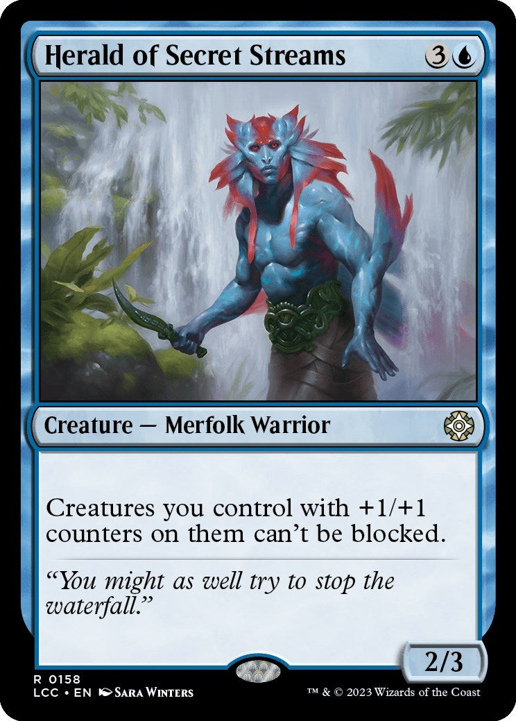 Image for Herald of Secret Streams (158) [The Lost Caverns of Ixalan] - Magic: The Gathering