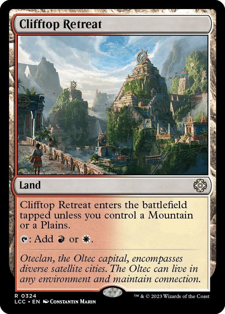 Image for Clifftop Retreat (324) [The Lost Caverns of Ixalan] - Magic: The Gathering