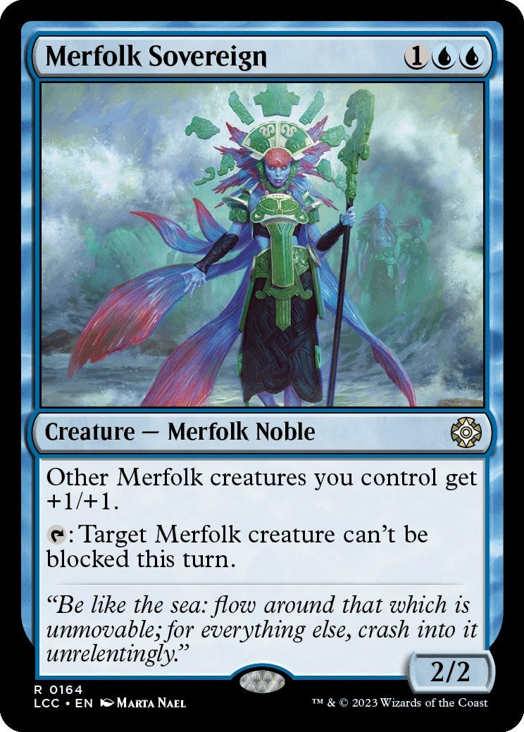 Image for Merfolk Sovereign (164) [The Lost Caverns of Ixalan] - Magic: The Gathering