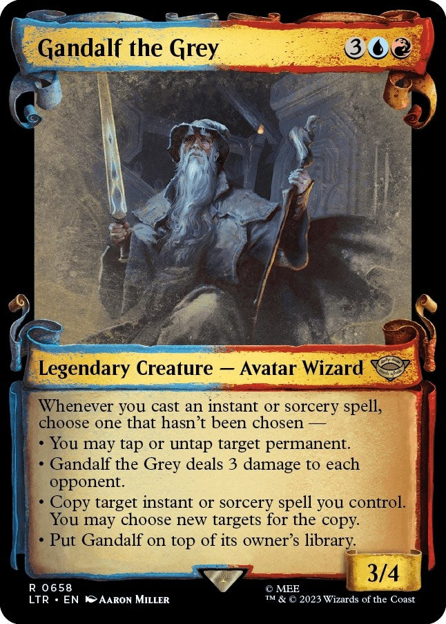 Image for Gandalf the Grey (Showcase Scrolls) (658) [Universes Beyond: The Lord of the Rings: Tales of Middle-earth] - Magic: The Gathering