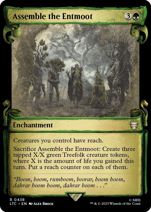 Image for Assemble the Entmoot (Showcase Scrolls) (438) [The Lord of the Rings: Tales of Middle-earth] - Magic: The Gathering