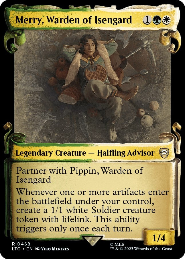 Image for Merry, Warden of Isengard (Showcase Scrolls) (468) [The Lord of the Rings: Tales of Middle-earth] - Magic: The Gathering