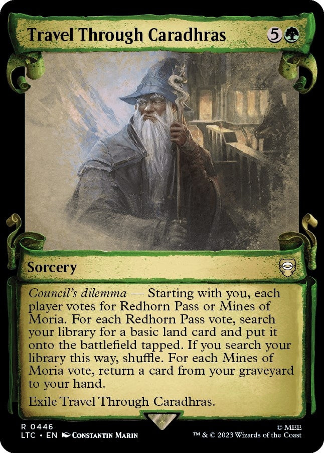 Image for Travel Through Caradhras (Showcase Scrolls) (446) [The Lord of the Rings: Tales of Middle-earth] - Magic: The Gathering