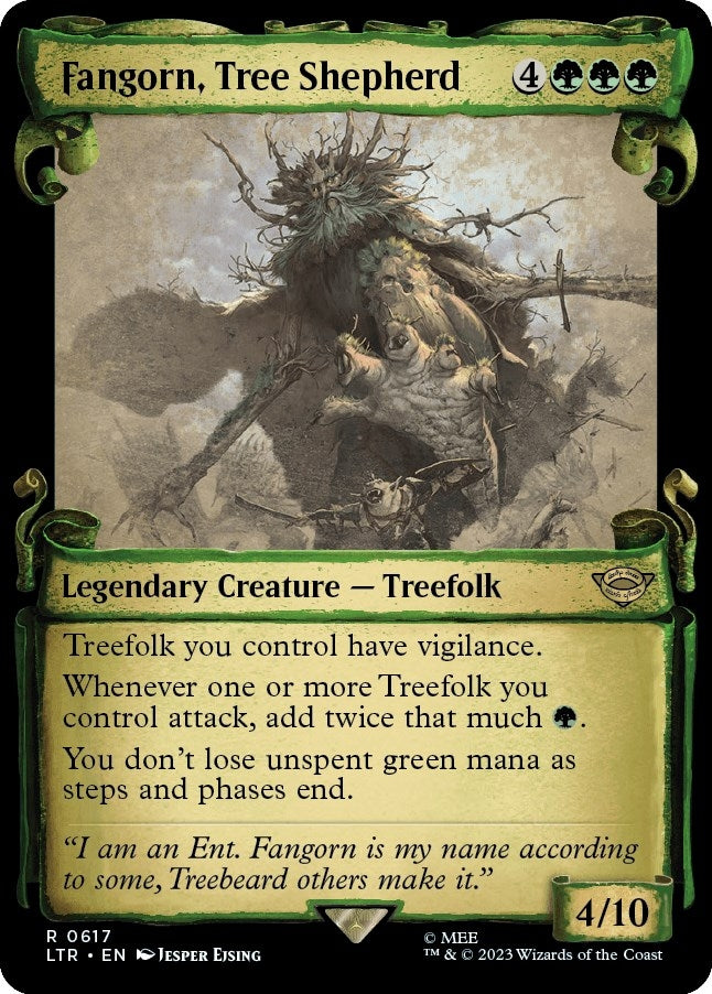 Image for Fangorn, Tree Shepherd (Showcase Scrolls) (617) [Universes Beyond: The Lord of the Rings: Tales of Middle-earth] - Magic: The Gathering