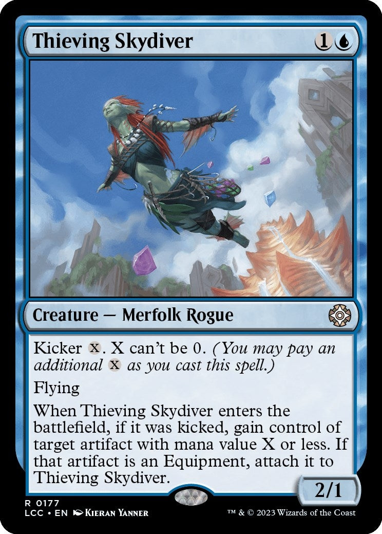 Image for Thieving Skydiver (177) [The Lost Caverns of Ixalan] - Magic: The Gathering