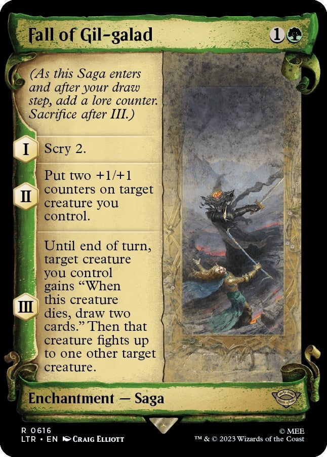 Image for Fall of Gil-galad (Showcase Scrolls) (616) [Universes Beyond: The Lord of the Rings: Tales of Middle-earth] - Magic: The Gathering