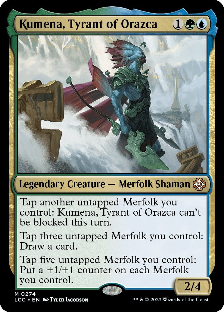 Image for Kumena, Tyrant of Orazca (274) [The Lost Caverns of Ixalan] - Magic: The Gathering