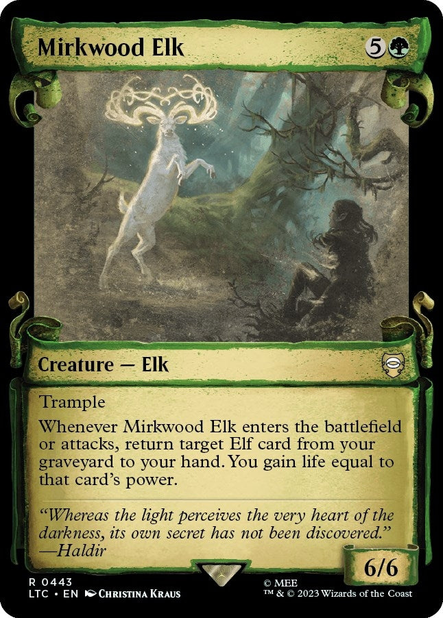 Image for Mirkwood Elk (Showcase Scrolls) (443) [The Lord of the Rings: Tales of Middle-earth] - Magic: The Gathering