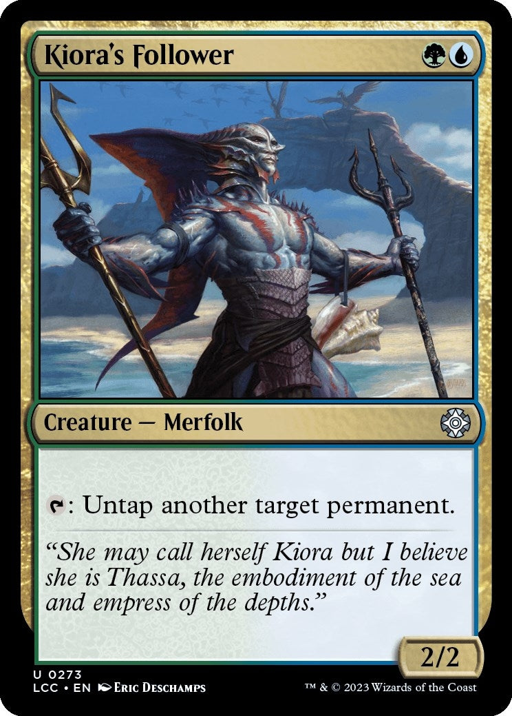 Image for Kiora's Follower (273) [The Lost Caverns of Ixalan] - Magic: The Gathering