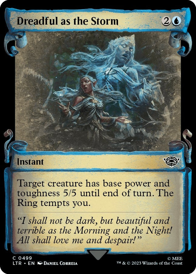 Image for Dreadful as the Storm (Showcase Scrolls) (499) [Universes Beyond: The Lord of the Rings: Tales of Middle-earth] - Magic: The Gathering