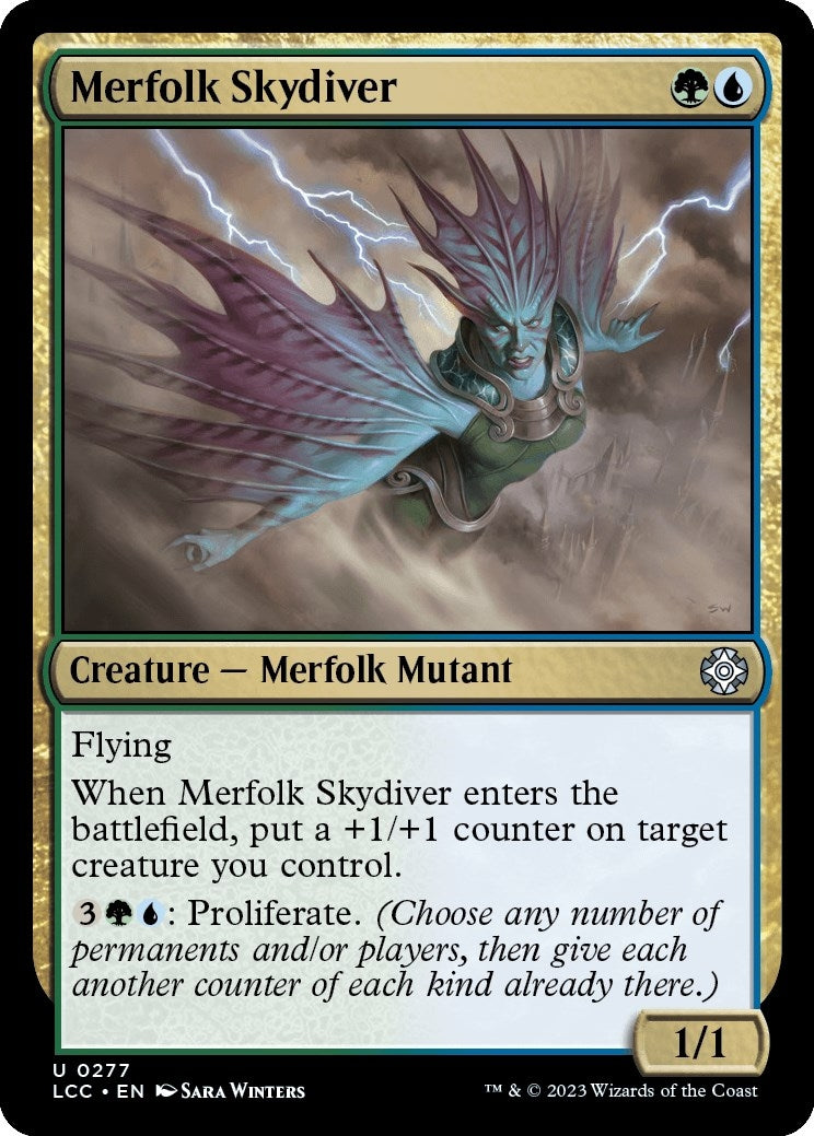Image for Merfolk Skydiver (277) [The Lost Caverns of Ixalan] - Magic: The Gathering