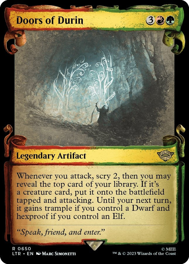 Image for Doors of Durin (Showcase Scrolls) (650) [Universes Beyond: The Lord of the Rings: Tales of Middle-earth] - Magic: The Gathering