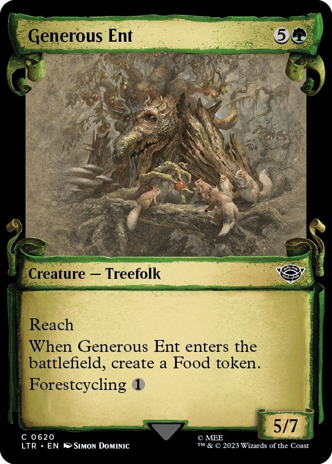 Image for Generous Ent (Showcase Scrolls) (620) [Universes Beyond: The Lord of the Rings: Tales of Middle-earth] - Magic: The Gathering