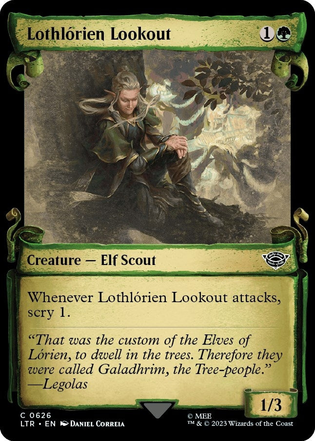 Image for Lothlorien Lookout (Showcase Scrolls) (626) [Universes Beyond: The Lord of the Rings: Tales of Middle-earth] - Magic: The Gathering
