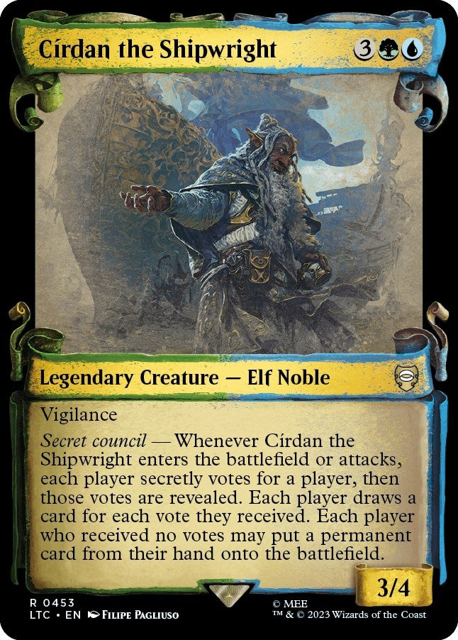 Image for Cirdan the Shipwright (Showcase Scrolls) (453) [The Lord of the Rings: Tales of Middle-earth] - Magic: The Gathering