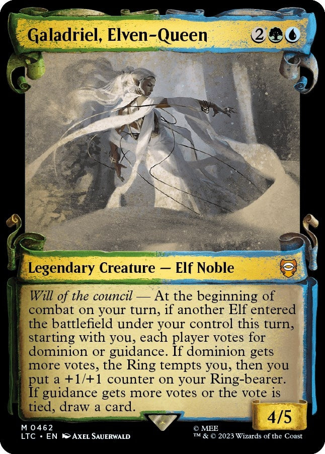 Image for Galadriel, Elven-Queen (Showcase Scrolls) (462) [The Lord of the Rings: Tales of Middle-earth] - Magic: The Gathering