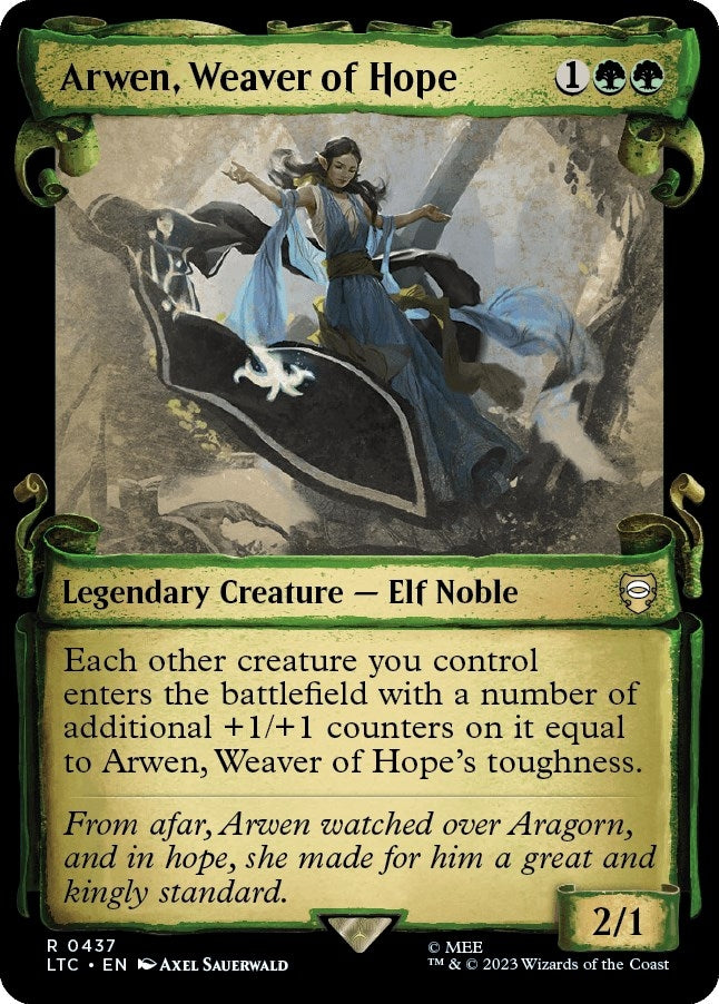 Image for Arwen, Weaver of Hope (Showcase Scrolls) (437) [The Lord of the Rings: Tales of Middle-earth] - Magic: The Gathering