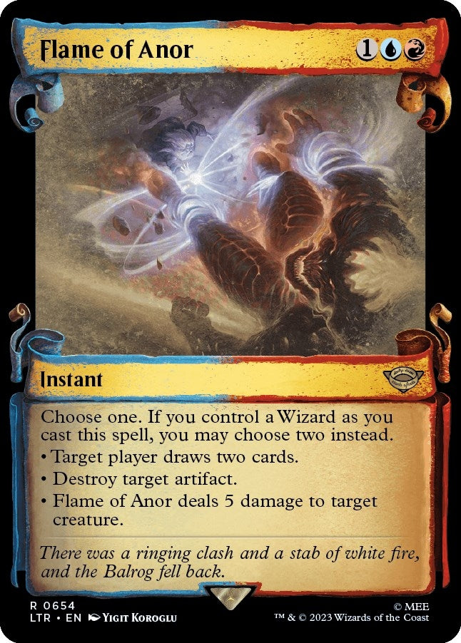 Image for Flame of Anor (Showcase Scrolls) (654) [Universes Beyond: The Lord of the Rings: Tales of Middle-earth] - Magic: The Gathering