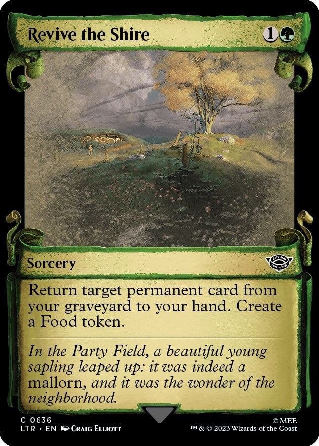 Image for Revive the Shire (Showcase Scrolls) (636) [Universes Beyond: The Lord of the Rings: Tales of Middle-earth] - Magic: The Gathering