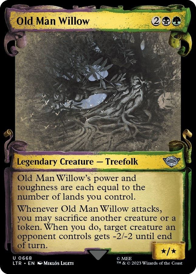 Image for Old Man Willow (Showcase Scrolls) (668) [Universes Beyond: The Lord of the Rings: Tales of Middle-earth] - Magic: The Gathering