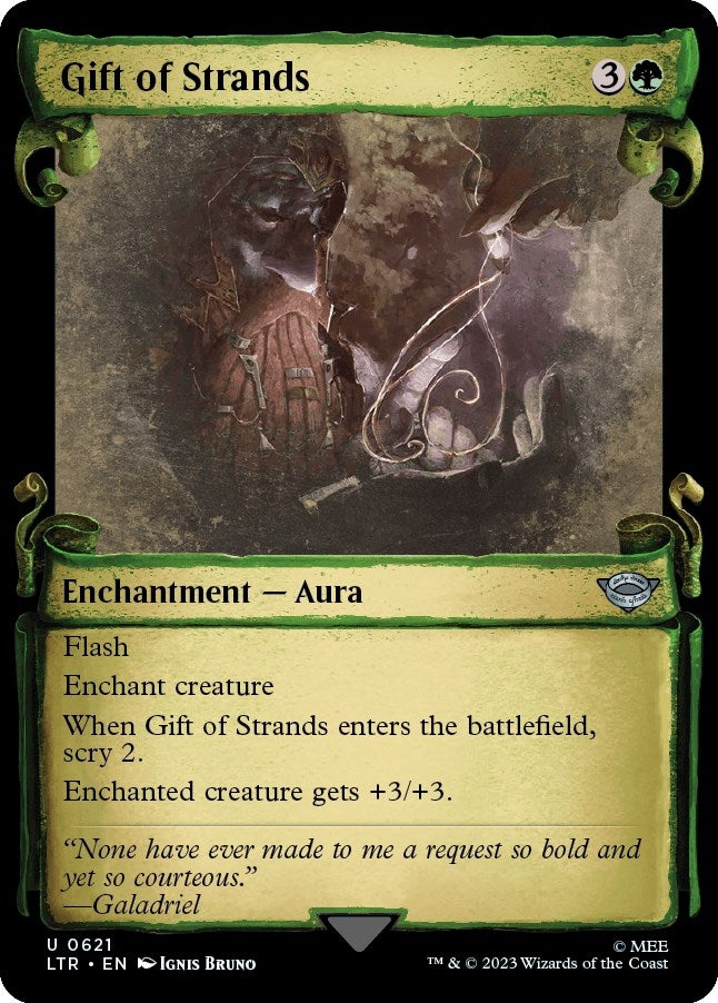 Image for Gift of Strands (Showcase Scrolls) (621) [Universes Beyond: The Lord of the Rings: Tales of Middle-earth] - Magic: The Gathering
