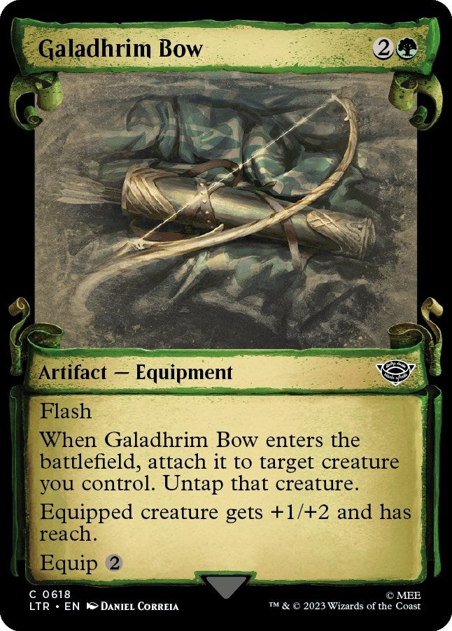 Image for Galadhrim Bow (Showcase Scrolls) (618) [Universes Beyond: The Lord of the Rings: Tales of Middle-earth] - Magic: The Gathering