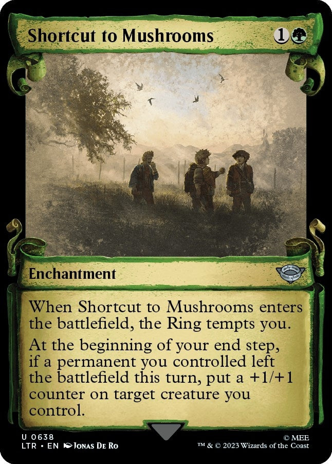 Image for Shortcut to Mushrooms (Showcase Scrolls) (638) [Universes Beyond: The Lord of the Rings: Tales of Middle-earth] - Magic: The Gathering