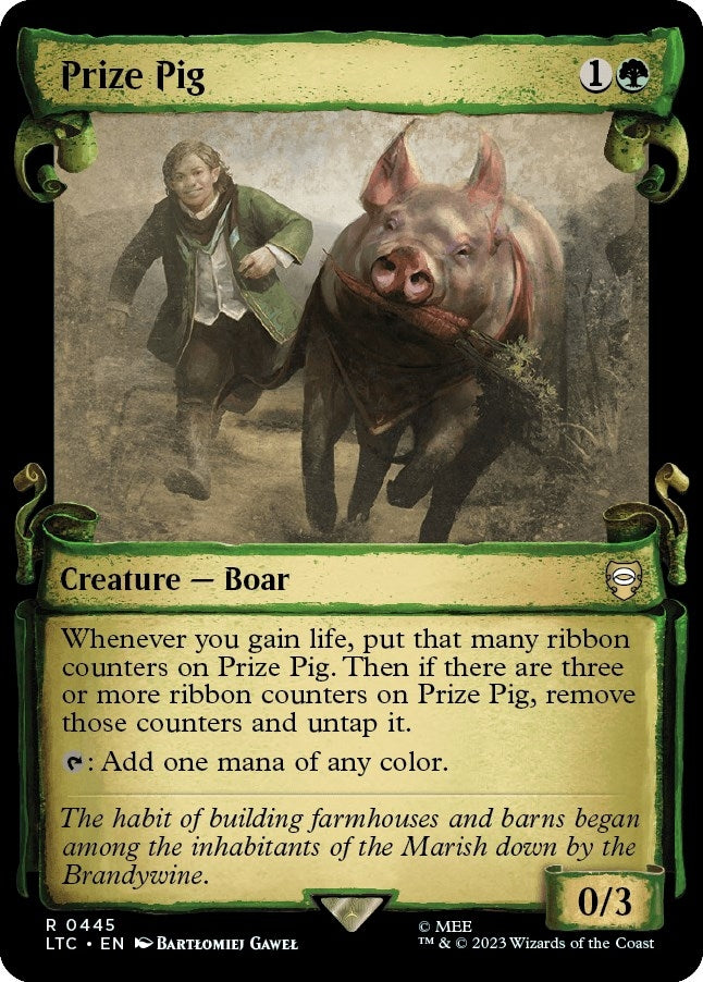 Image for Prize Pig (Showcase Scrolls) (445) [The Lord of the Rings: Tales of Middle-earth] - Magic: The Gathering