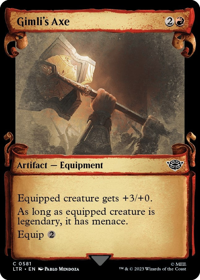 Image for Gimli's Axe (Showcase Scrolls) (581) [Universes Beyond: The Lord of the Rings: Tales of Middle-earth] - Magic: The Gathering