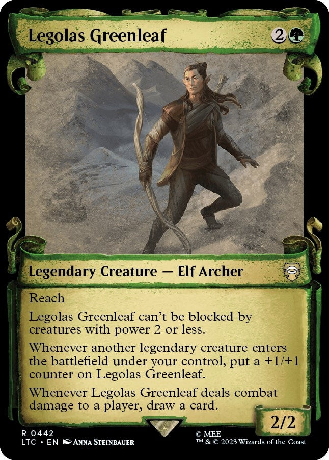 Image for Legolas Greenleaf (Showcase Scrolls) (442) [The Lord of the Rings: Tales of Middle-earth] - Magic: The Gathering