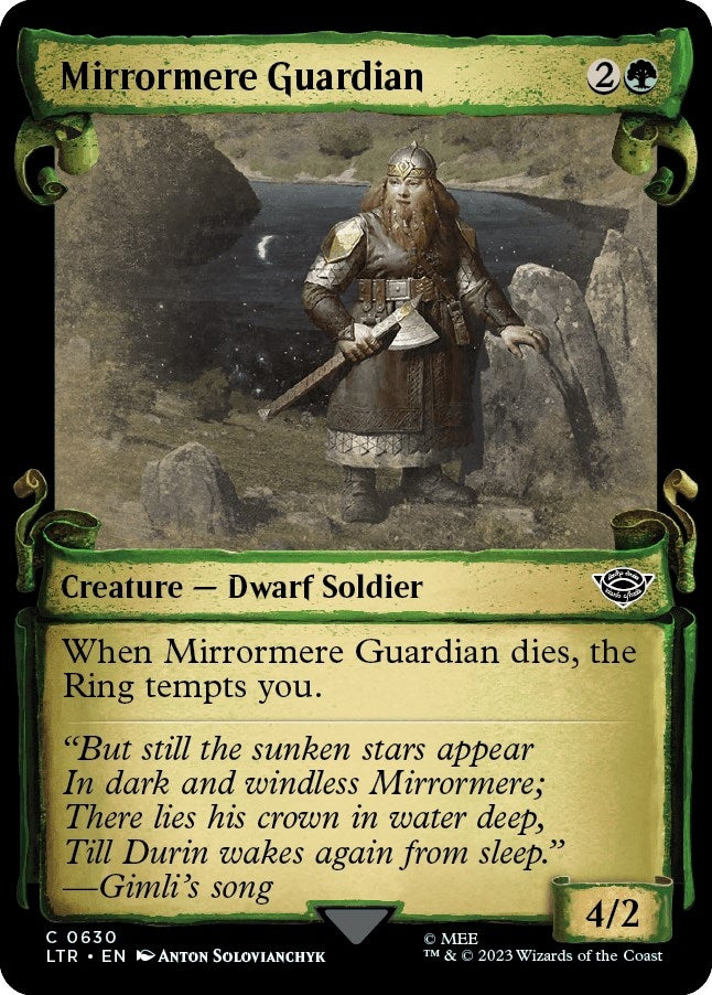 Image for Mirrormere Guardian (Showcase Scrolls) (630) [Universes Beyond: The Lord of the Rings: Tales of Middle-earth] - Magic: The Gathering