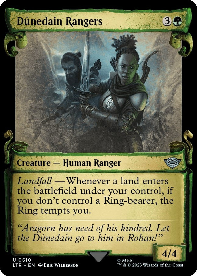 Image for Dunedain Rangers (Showcase Scrolls) (610) [Universes Beyond: The Lord of the Rings: Tales of Middle-earth] - Magic: The Gathering
